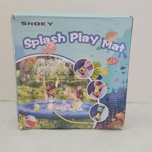 Snoky Blue Splash Play Mat for Kids